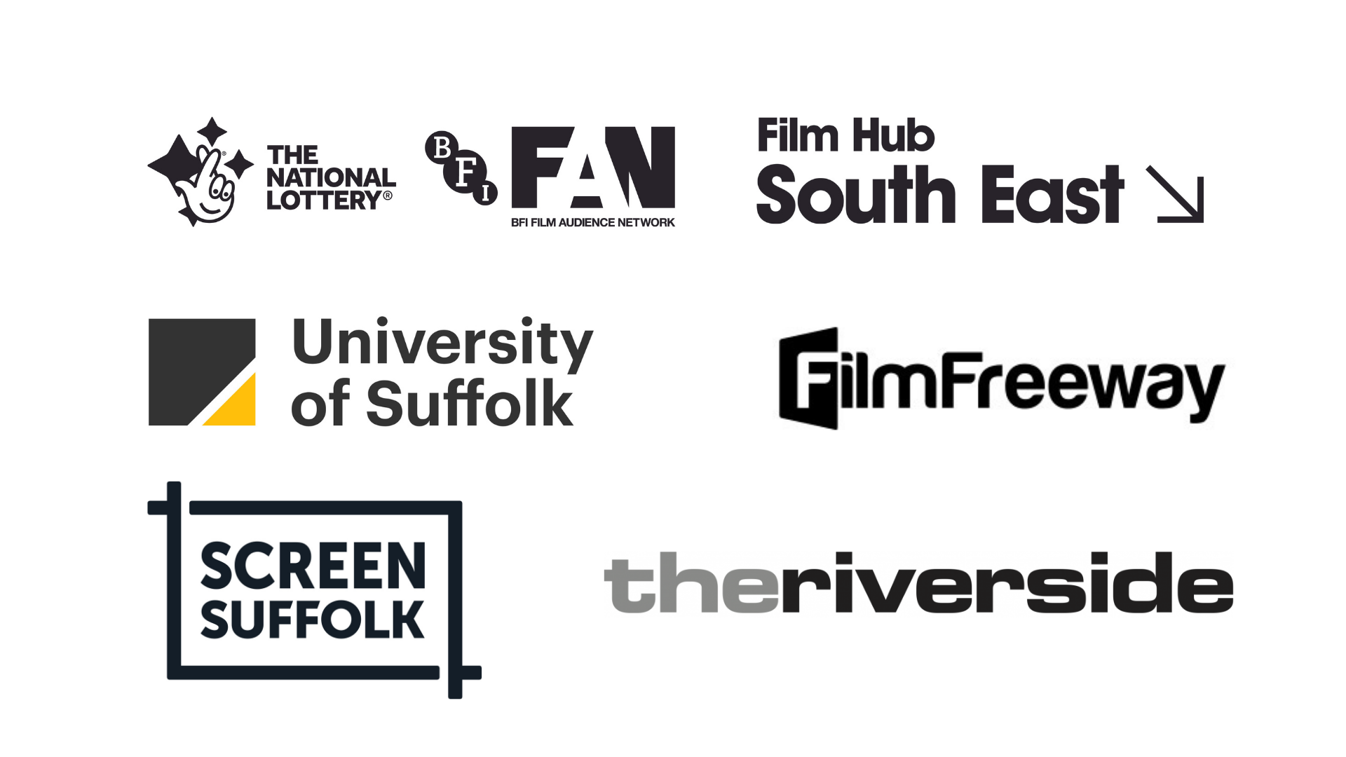 Suffolk Shorts partner logos for 2022